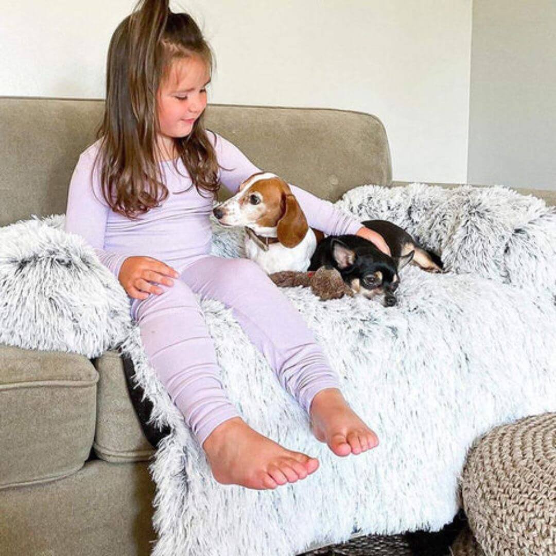 Fluffy Couch Cover for Dogs and Cats